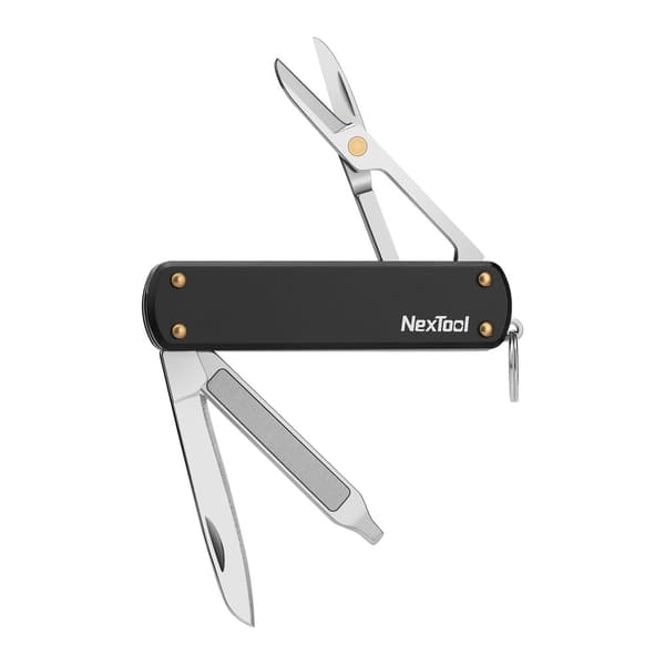NexTool Mini Fickkniv NE0141 4-i-1 svart