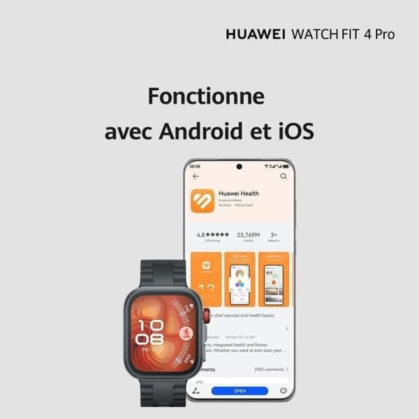 Smartklocka - HUAWEI - Watch FIT 4 PRO - Grön