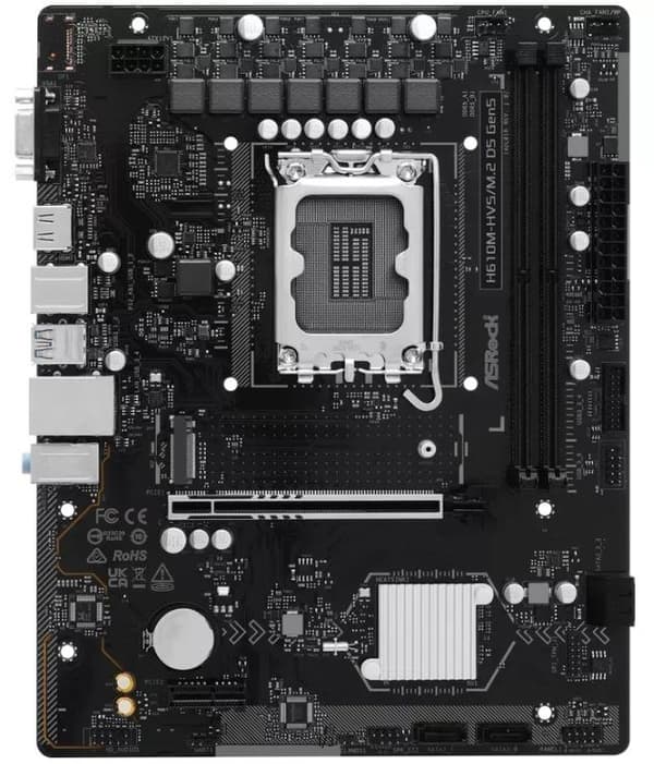 Asrock H610M-HVS/M.2 D5 GEN5 bundkort