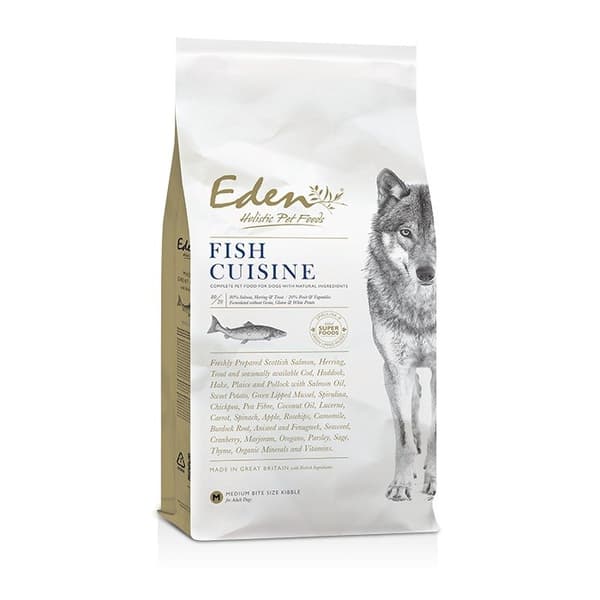 EDEN 80/20 Fish Cuisine Medium & Large - tørfoder til hunde - 2 kg