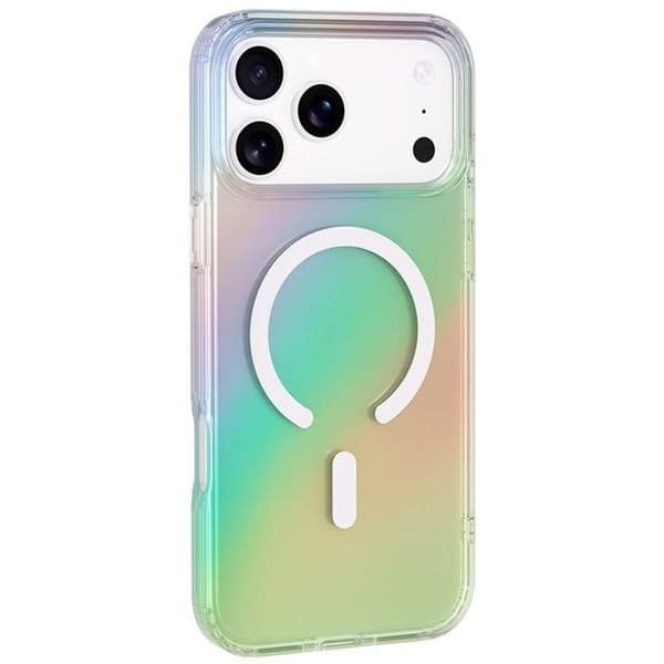 MagSafe-etui til iPhone 17 Pro Max - Semi-transparent - Iriserende