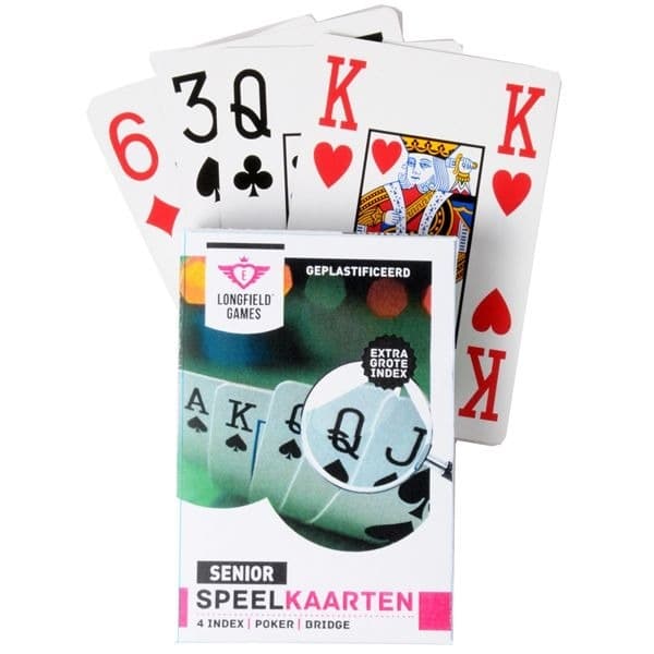 Spillekort Senior Ekstra Stor