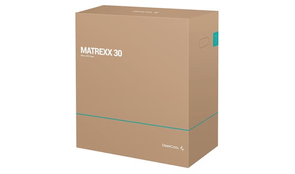 DeepCool Matrexx 30 Mini Tower -tietokone, musta
