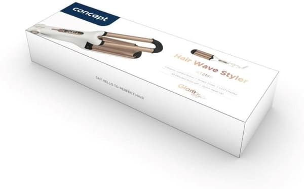Concept KT2140 Hårstylingapparat – waver gold, vit