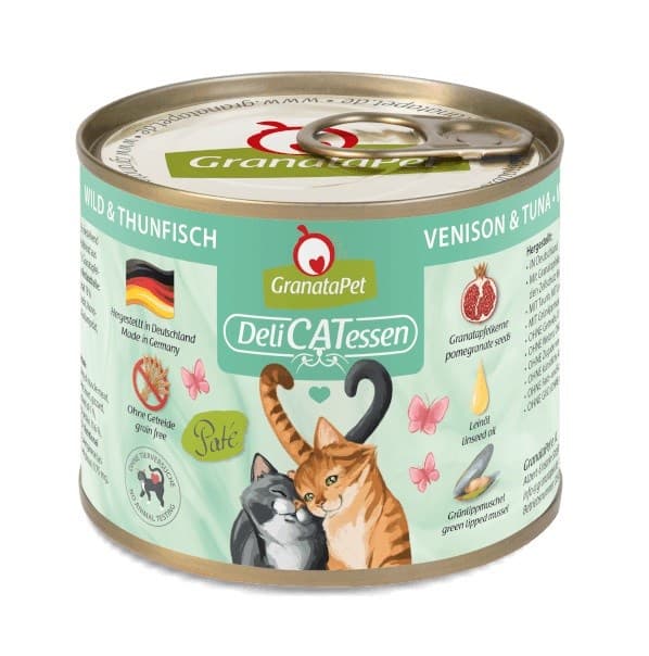 GRANATAPET DeliCATessen Vildt og tun - vådfoder til katte - 200 g