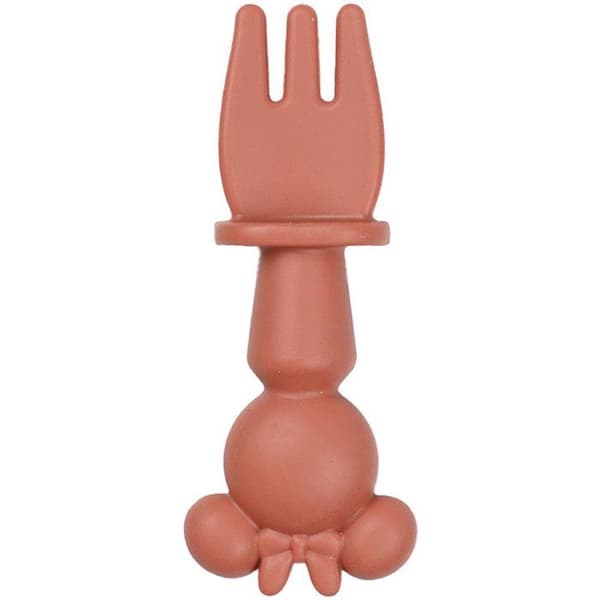 SILIKONBESTICKSET MED 2 ST - 2-delat silikonbestickset MINNIE