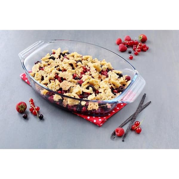 Oval ugnsform - PYREX - Dela med dig - 39 x 27 cm - Glas