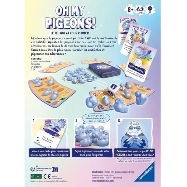 Ravensburger Oh My Pigeons Partyspel