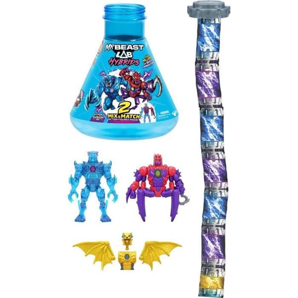 2-pak figurer - MRBEAST LAB - Mix & Match - Tilfældig model + halvfigur