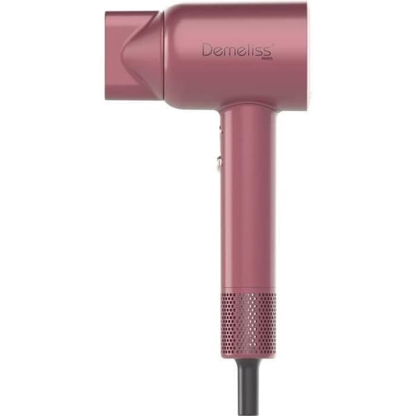 Hårtørrer - DEMELISS - ULTIMATE HÅRØRETØRRERSÆT - Magnetisk diffuser - 1600 W - Cherry Chérie