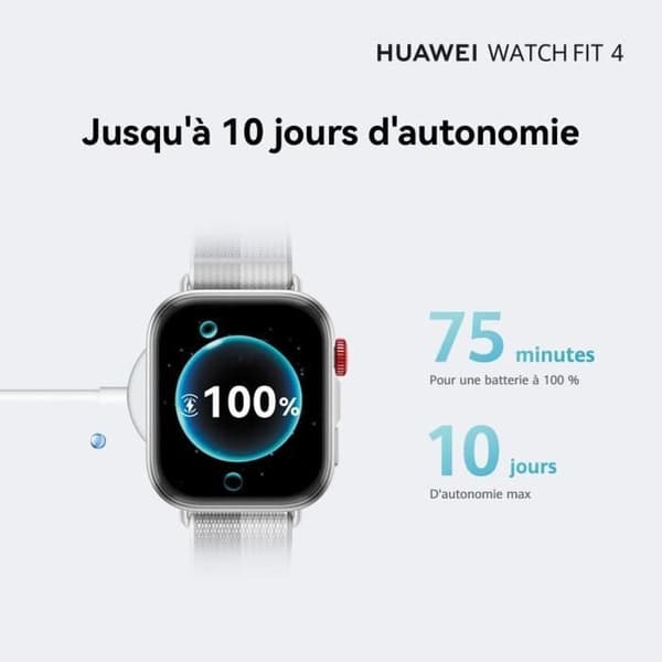 Smartklocka - HUAWEI - FIT 4 Watch - Svart