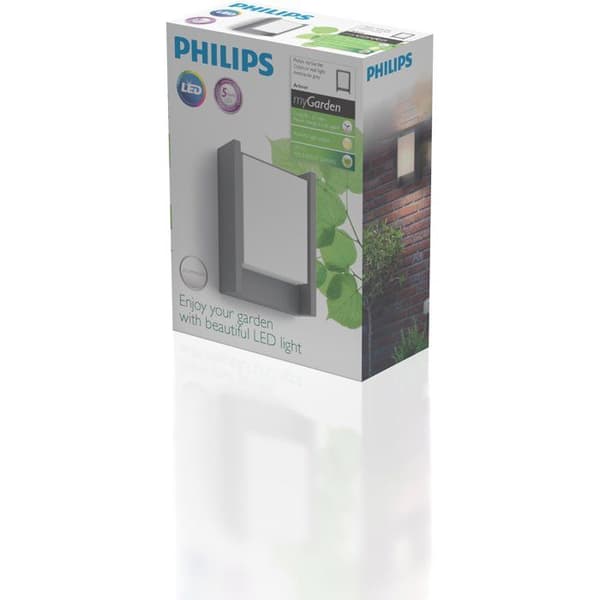 PHILIPS Arbor ulkoseinävalaisin 1x6W 230V - Antrasiitti