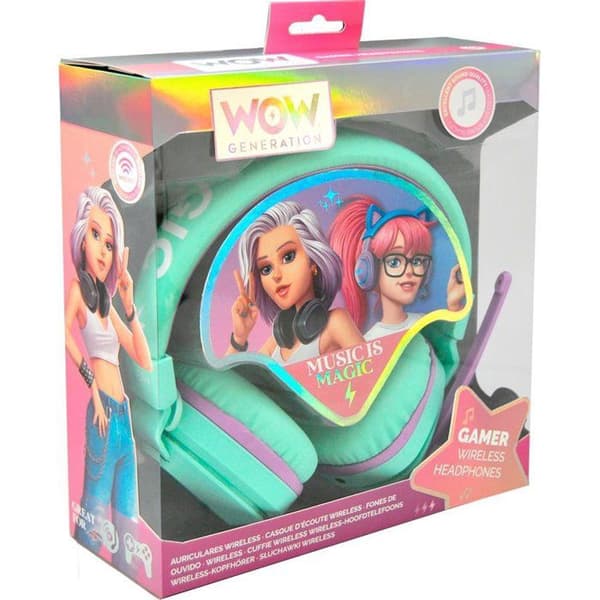 Bluetooth-hörlurar - BARNLICENS - WOW GENERATION - Från 5 år