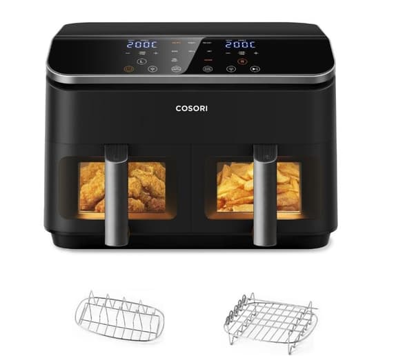 COSORI Dual Basket Chef Edition Airfryer Sort