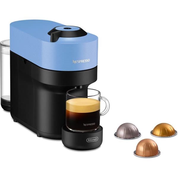 Kapselmaskin för kaffe - DELONGHI - ENV90.A - Nespresso Vertuo Pop - Blå