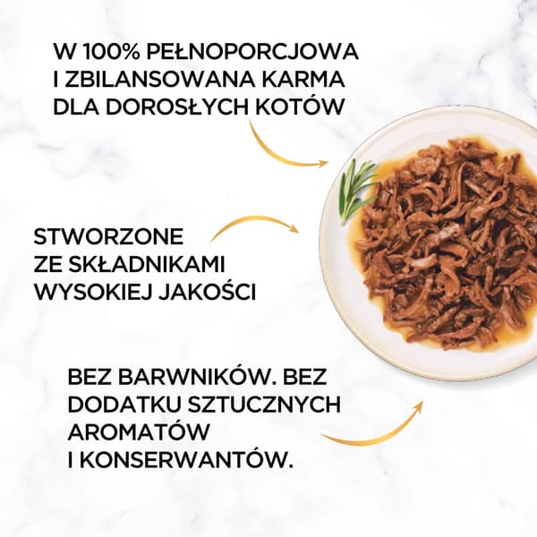 PURINA Gourmet Gold Succulent Delights Oksekød - vådfoder til katte - 85 g