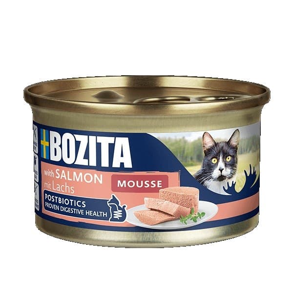 BOZITA Mousse Laks - vådfoder til katte - 85 g
