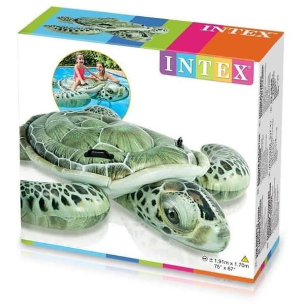 INTEX Riding Sea Turtle Oppustelig Bøje - Poolspil