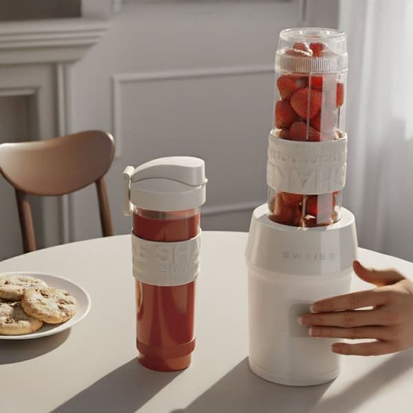 Miniblender - SWEISS - MOOV8 - 300 W - 570 ml - 2 flasker - Beige