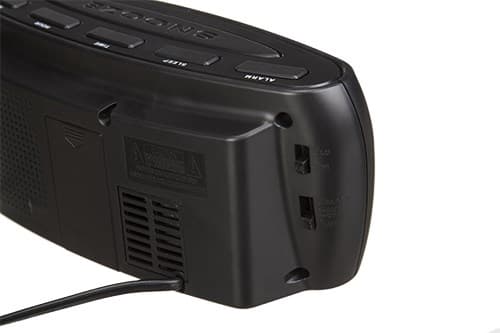 Adler AD 1121 radioklocka Analog och digital Svart