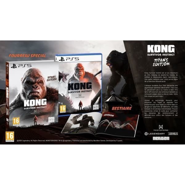 Kong: Survivor Instinct - Titans Edition - PS5-spil