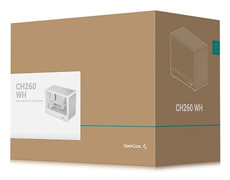 DeepCool CH260 Mikrotårn Hvid