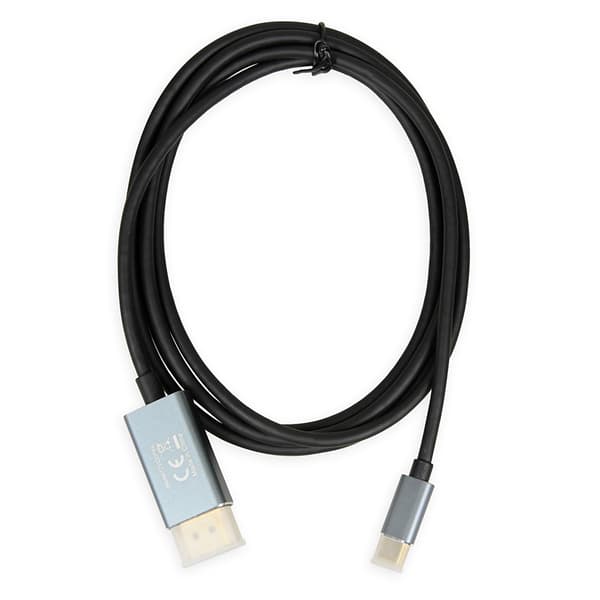 iBox ITVCDP4K videokabeladapter 1,8 m USB Typ-C DisplayPort Svart