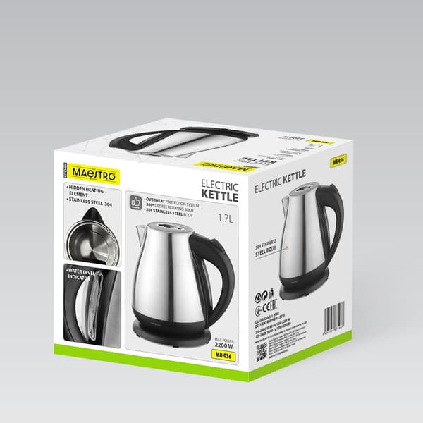 Maestro MR-036 vedenkeitin 1,7 l