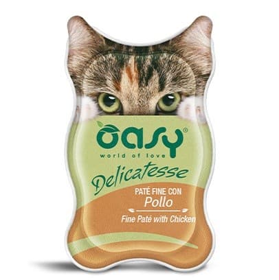 OASY Delicatesse Fin paté med kyckling - våtfoder för katter - 85 g