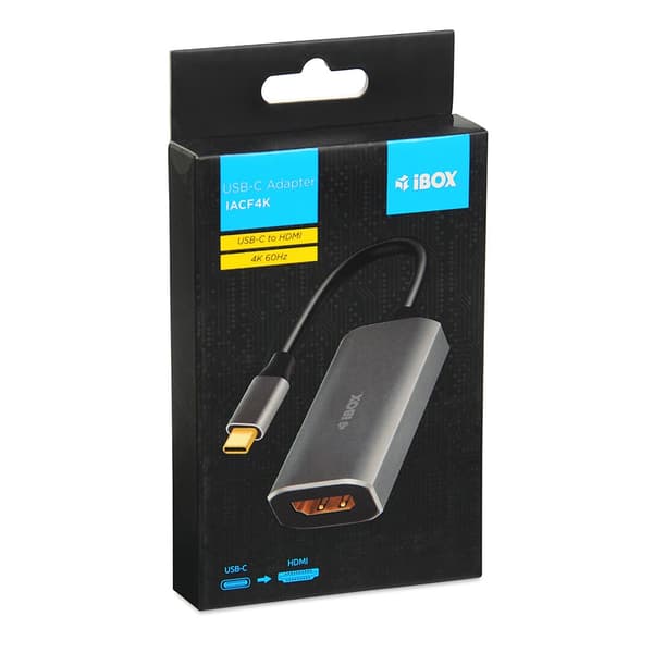 iBox IACF4K USB-C till HDMI-kabeladapter