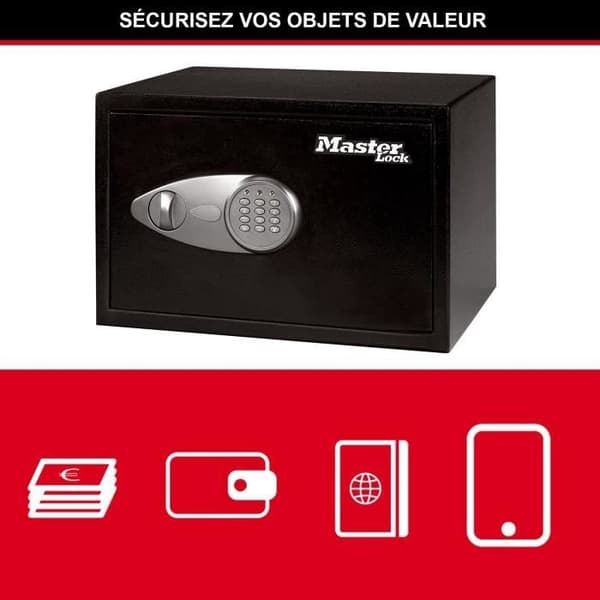 MASTER LOCK Pengeskab med programmerbar elektronisk kombination - 16 L
