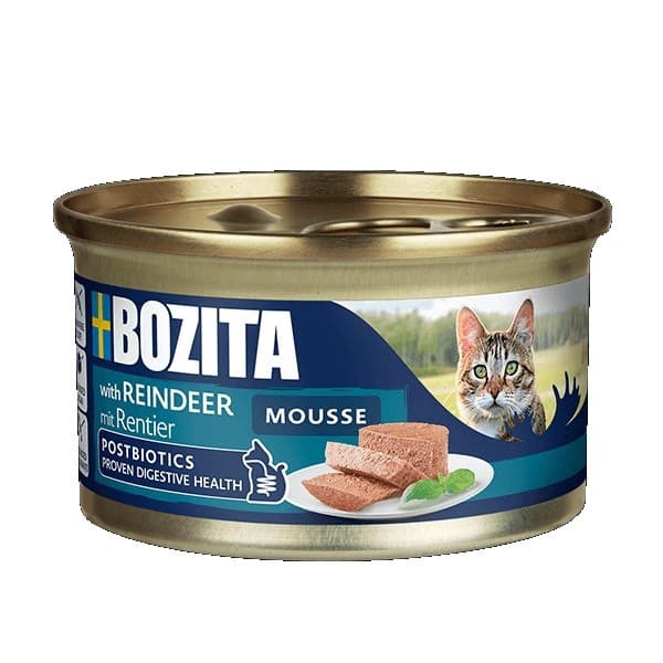 BOZITA Mousse Rensdyr - vådfoder til katte - 85 g