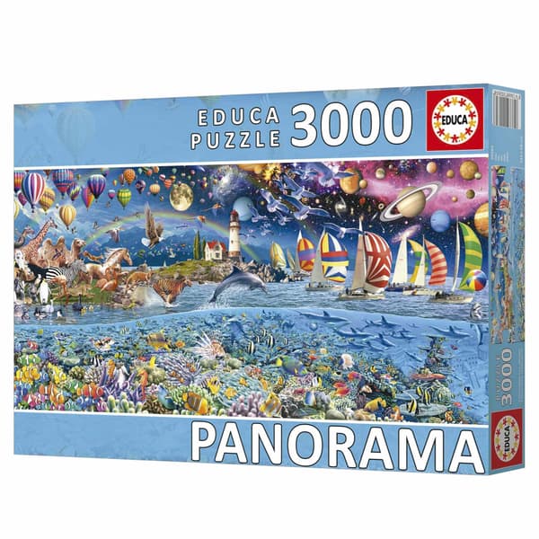 Puslespil - EDUCA - Livspanorama - 3000 brikker