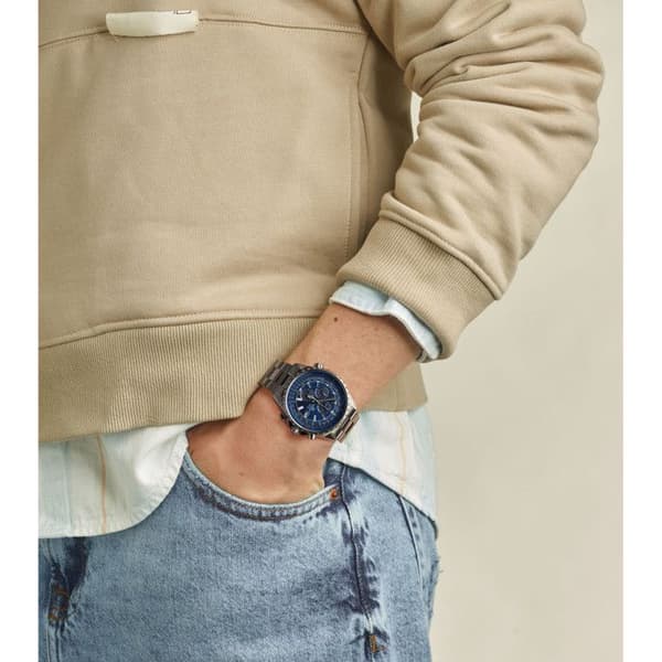 Kello - CASIO - EDIFICE - Kvartsi - Ruostumaton teräs - Harmaa