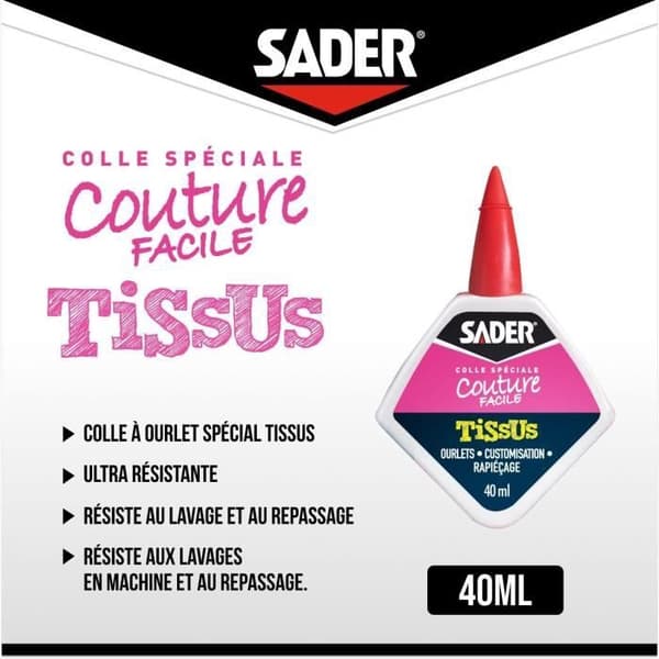 SADER Limflaska Färdiga Fållar - 40ml - 30242290