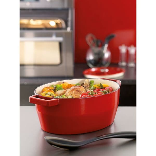 PYREX Ugnsform med långkokning 6,3 L röd