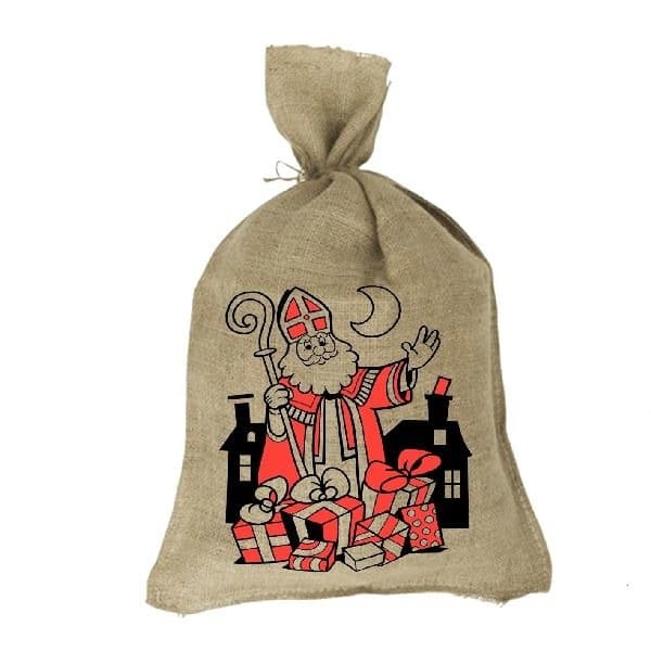 Sinterklaas-pose i jute 50x80 cm