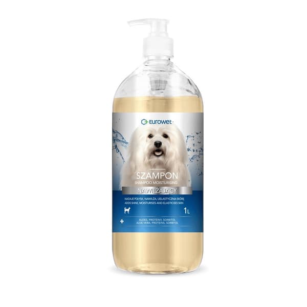 EUROWET Kosteuttava shampoo koirille - 1l