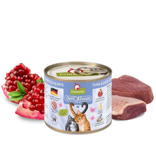 GRANATAPET DeliCATessen Tonfisk och anka - våtfoder för katter - 200 g