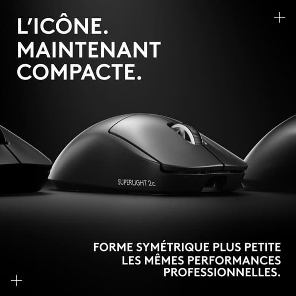 Logitech G-PRO X Superlight 2c -langaton hiiri - musta