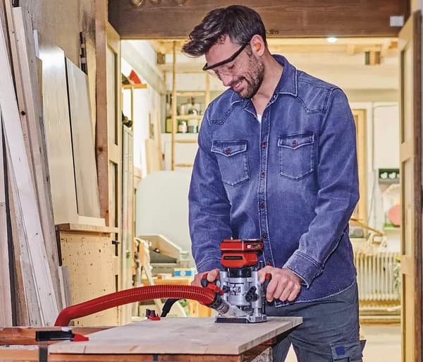Einhell TP-RO 18 Sæt Li BL Sort, Rød, Sølv 30000 RPM