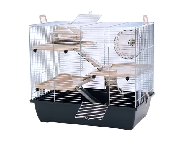 INTER-ZOO Pinky 3 Zink Sort - hamsterbur