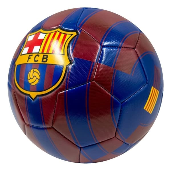 Barcelona Fodbold Størrelse 5 Blå/Rød