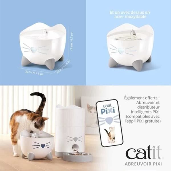 CAT IT Automatisk Kattefontæne - 2,5 L - Grøn