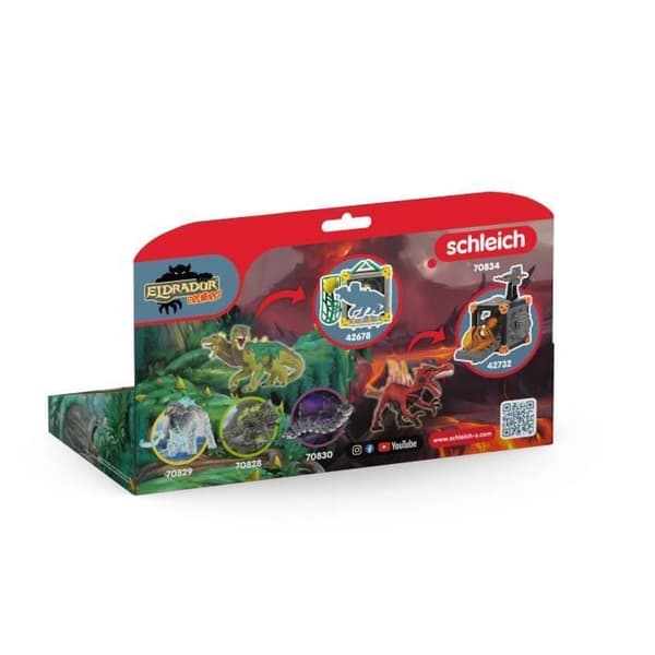 Schleich 70834 Eldrador Creatures Firesaur vs. Jungle firben figur