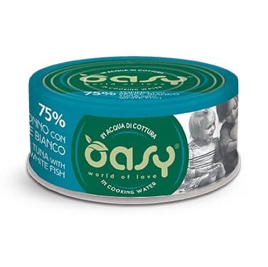 OASY More Love Tun med hvid fisk - vådfoder til katte - 70 g