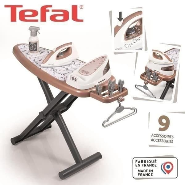 SMOBY - Tefal Strykbräda + Center - från 3 år
