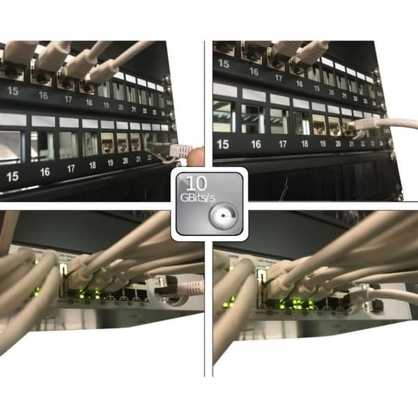 RJ45-kaapeli - LINEAR - PC6AD - Cat.6a - Suojattu - S/FTP - LSZH - 2m