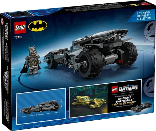 LEGO BATMAN 76331 Batman mot Superman Batmobile