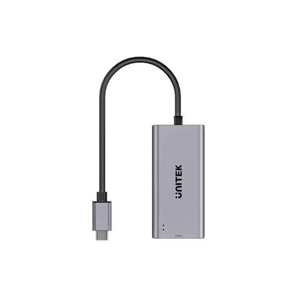 UNITEK USB-C - RJ45 5 Gt/s M/N-sovitin